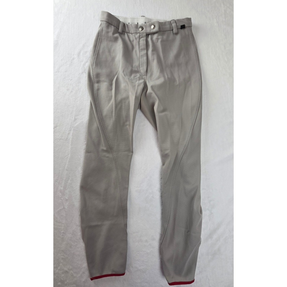 Equiline Breeches Womens 26 Gray Equestrian Riding Pants Knee Patch‎ L